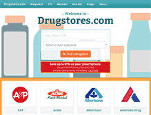 Tablet Screenshot of drugstores.com